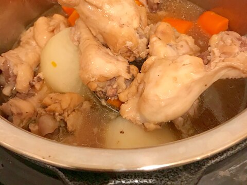 鳥手羽元　大根　さっぱり煮　インスタントポッド